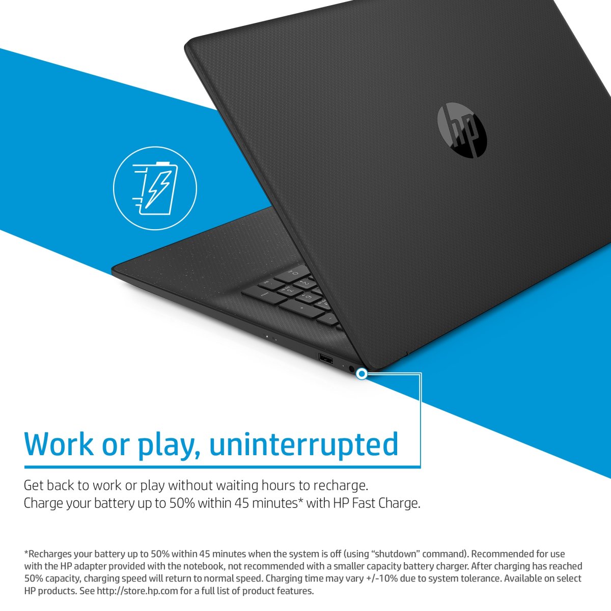 HP 17-cn0105na Intel® Core™ i5 i5-1135G7 Laptop 43.9 cm (17.3") Full HD 8 GB DDR4-SDRAM 512 GB SSD Wi-Fi 5 (802.11ac) Windows 11 Home Silver - Image 16
