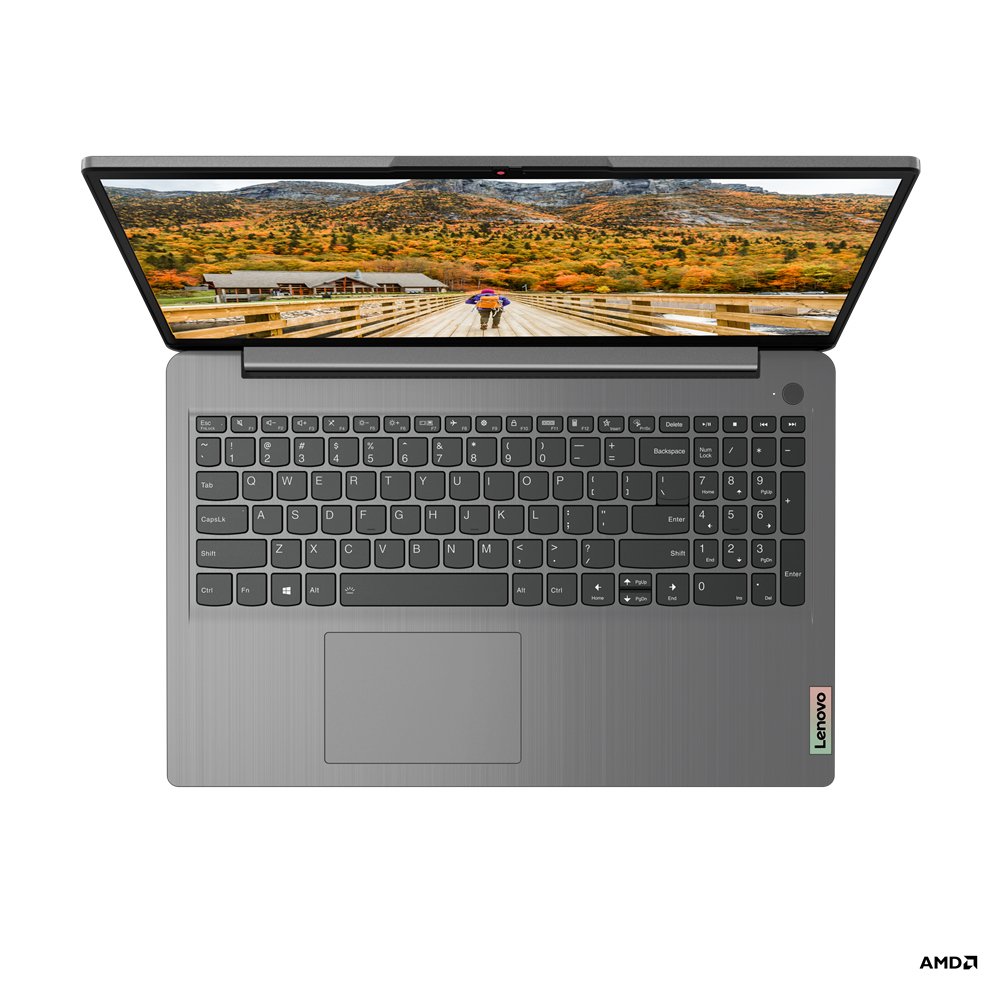 Lenovo IdeaPad 3 15ADA6 AMD Ryzen™ 3 3250U Laptop 39.6 cm (15.6") Full HD 8 GB DDR4-SDRAM 256 GB SSD Wi-Fi 5 (802.11ac) Windows 10 Home UK English Grey