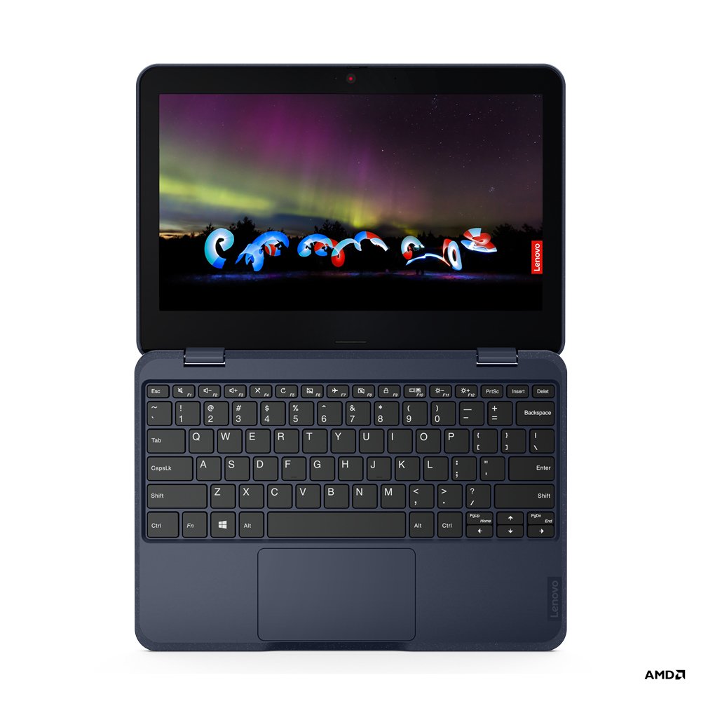 Lenovo 100w Gen 3 (AMD) AMD 3000 3015e Laptop 29.5 cm (11.6") HD 4 GB DDR4-SDRAM 64 GB eMMC Wi-Fi 5 (802.11ac) Windows 10 Pro UK English Blue - Image 6