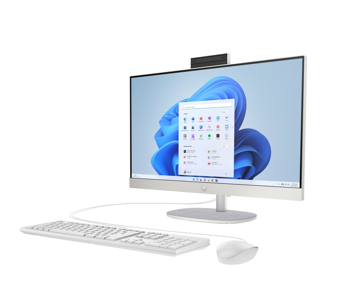HP 24 -cr0047na PC Intel® Core™ i5 i5-1335U 60.5 cm (23.8") 1920 x 1080 pixels All-in-One PC 8 GB DDR4-SDRAM 512 GB SSD Windows 11 Home Wi-Fi 6 (802.11ax) White - Image 14