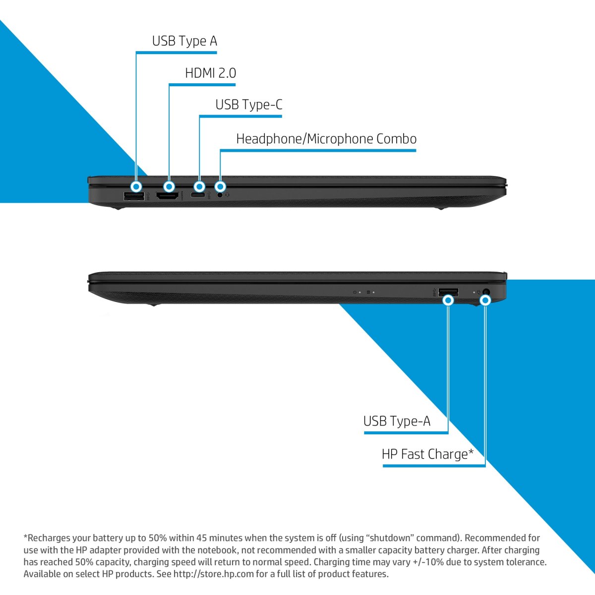 HP 17-cn0105na Intel® Core™ i5 i5-1135G7 Laptop 43.9 cm (17.3") Full HD 8 GB DDR4-SDRAM 512 GB SSD Wi-Fi 5 (802.11ac) Windows 11 Home Silver - Image 13