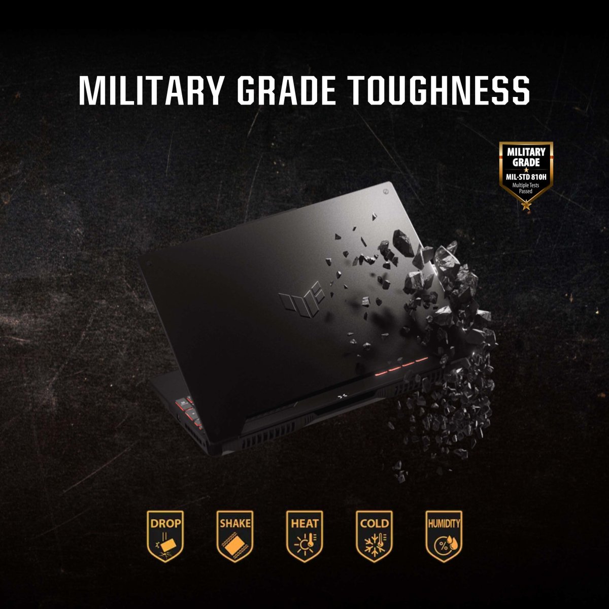 ASUS TUF Gaming A15 FA507RM-HQ019W AMD Ryzen™ 7 6800H Laptop 39.6 cm (15.6") Wide Quad HD 16 GB DDR5-SDRAM 1 TB SSD NVIDIA GeForce RTX 3060 Wi-Fi 6 (802.11ax) Windows 11 Home Grey - Image 14