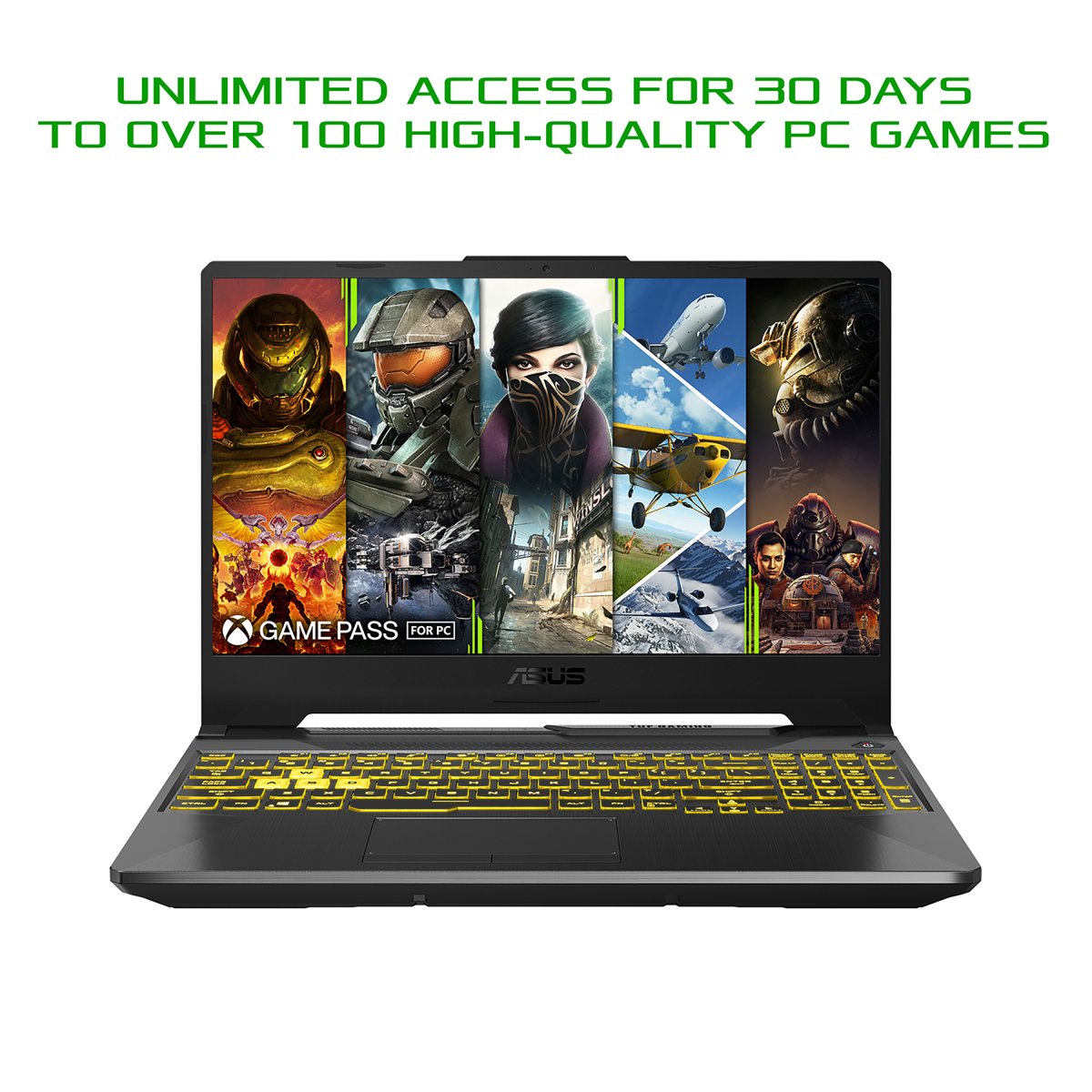 ASUS TUF Gaming F15 FX506HEB-HN145W Intel® Core™ i5 i5-11400H Laptop 39.6 cm (15.6") Full HD 8 GB DDR4-SDRAM 512 GB SSD NVIDIA GeForce RTX 3050 Ti Wi-Fi 6 (802.11ax) Windows 11 Home Black, Grey - Image 7