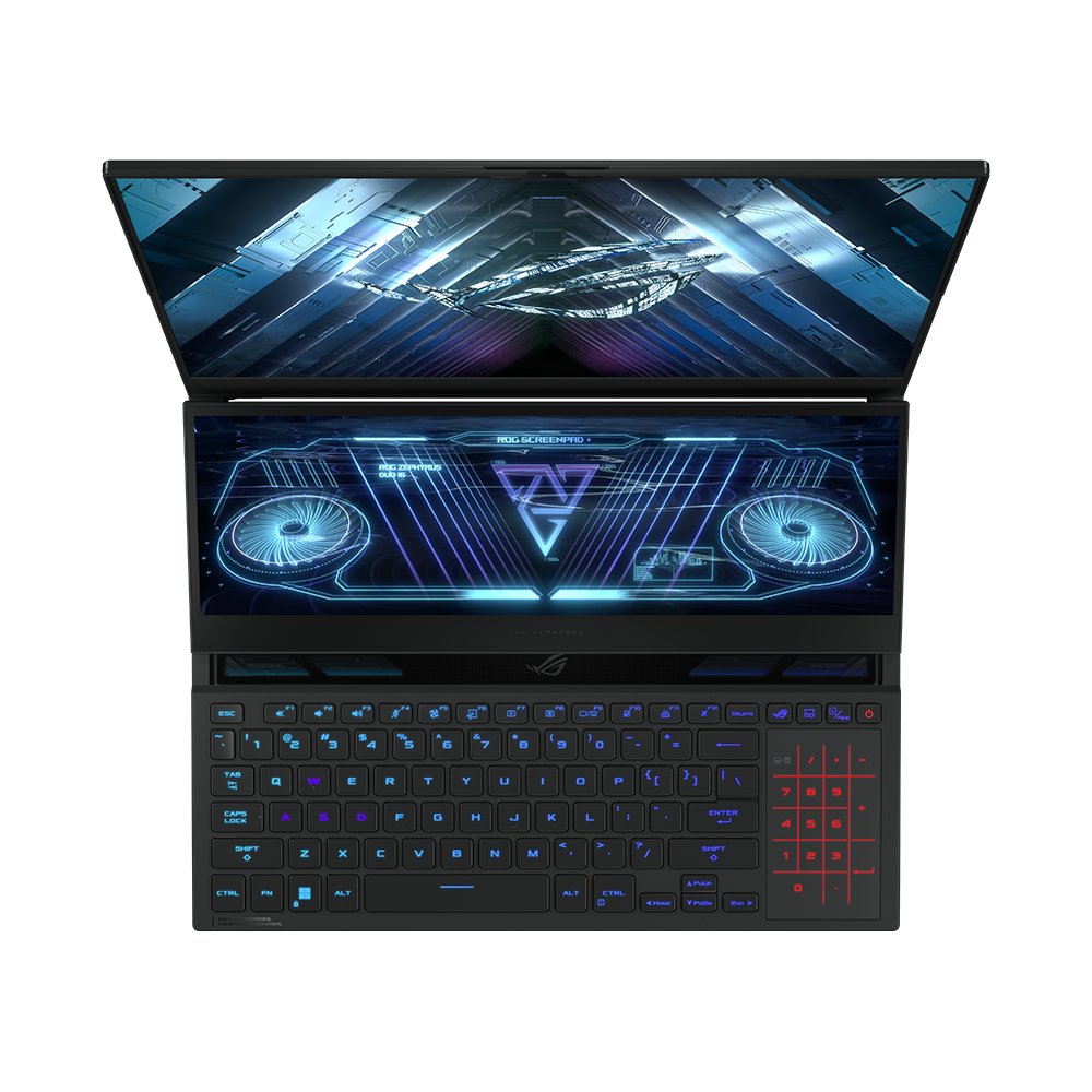 ASUS ROG Zephyrus Duo 16 GX650RX-LO010W AMD Ryzen™ 9 6980HX Laptop 40.6 cm (16") WQXGA 32 GB DDR5-SDRAM 2 TB SSD NVIDIA GeForce RTX 3080 Ti Wi-Fi 6E (802.11ax) Windows 11 Home Black - Image 2