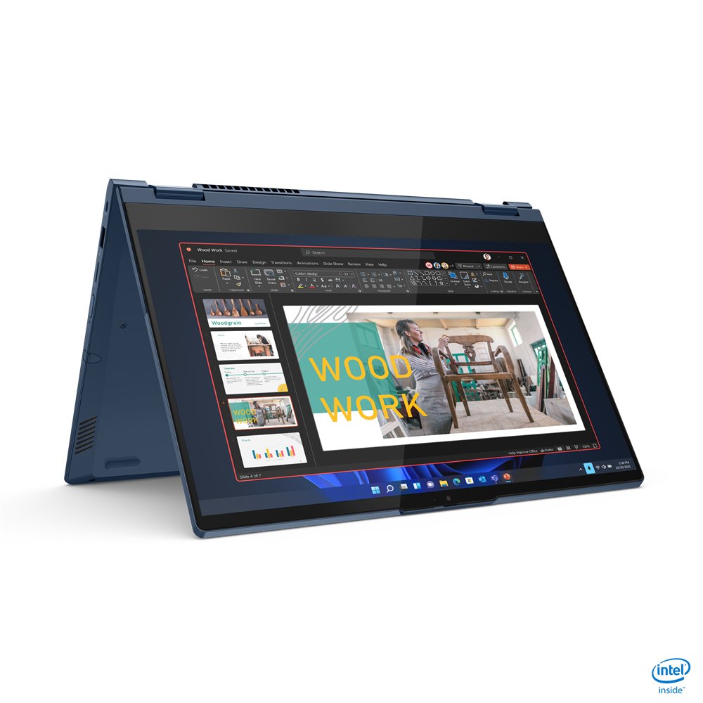 Lenovo ThinkBook 14s Yoga G2 IAP Intel® Core™ i5 i5-1235U Hybrid (2-in-1) 35.6 cm (14") Touchscreen Full HD 8 GB DDR4-SDRAM 256 GB SSD Wi-Fi 6 (802.11ax) Windows 11 Pro UK English Blue - Image 2