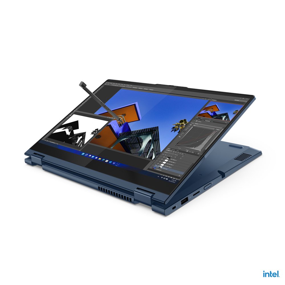 Lenovo ThinkBook 14s Yoga G2 IAP Intel® Core™ i5 i5-1235U Hybrid (2-in-1) 35.6 cm (14") Touchscreen Full HD 8 GB DDR4-SDRAM 256 GB SSD Wi-Fi 6 (802.11ax) Windows 11 Pro UK English Blue - Image 6