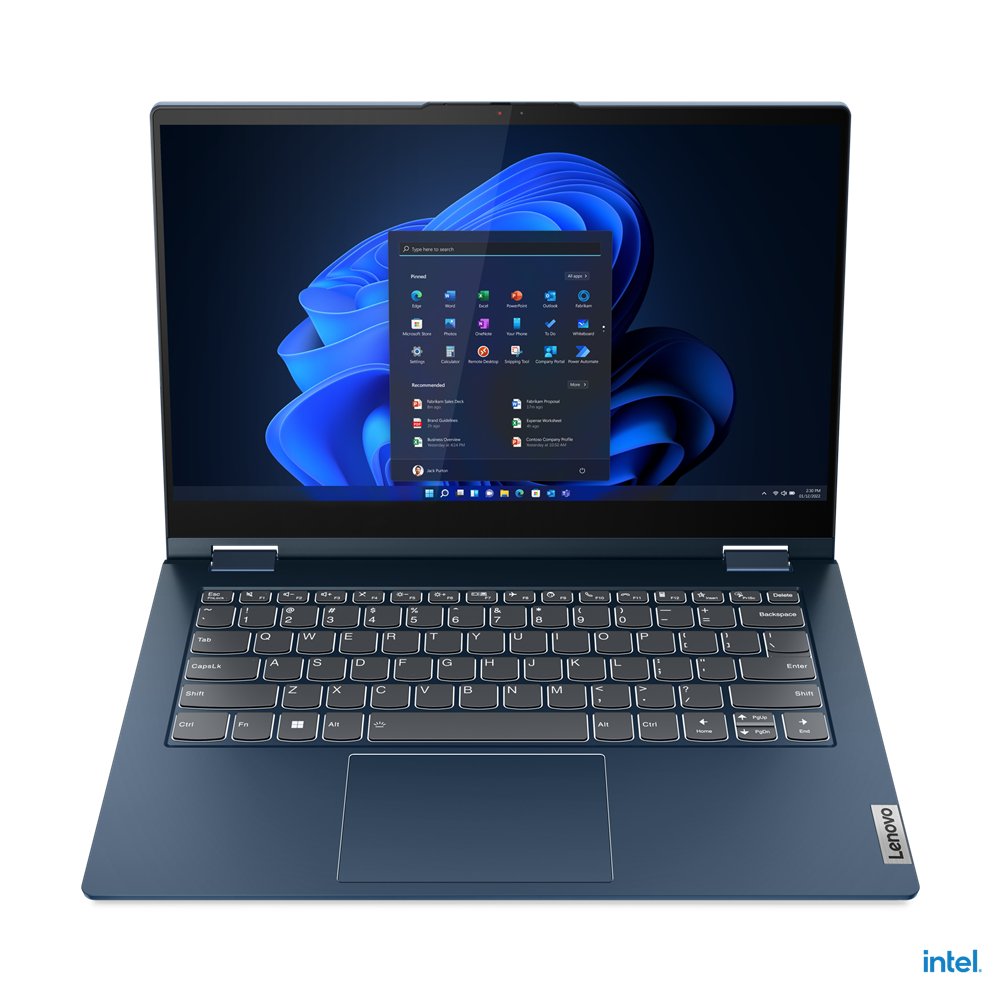 Lenovo ThinkBook 14s Yoga G2 IAP Intel® Core™ i5 i5-1235U Hybrid (2-in-1) 35.6 cm (14") Touchscreen Full HD 8 GB DDR4-SDRAM 256 GB SSD Wi-Fi 6 (802.11ax) Windows 11 Pro UK English Blue