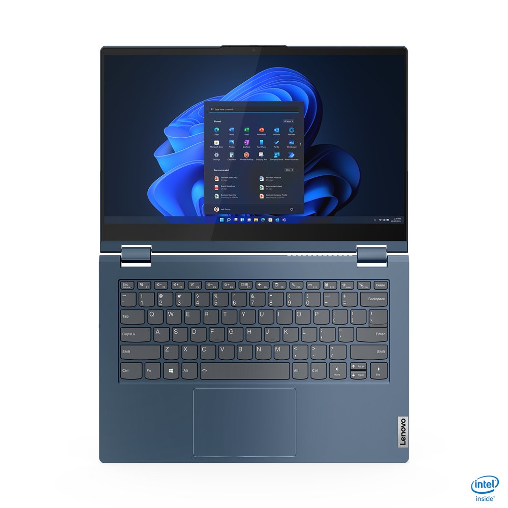 Lenovo ThinkBook 14s Yoga G2 IAP Intel® Core™ i5 i5-1235U Hybrid (2-in-1) 35.6 cm (14") Touchscreen Full HD 8 GB DDR4-SDRAM 256 GB SSD Wi-Fi 6 (802.11ax) Windows 11 Pro UK English Blue - Image 7