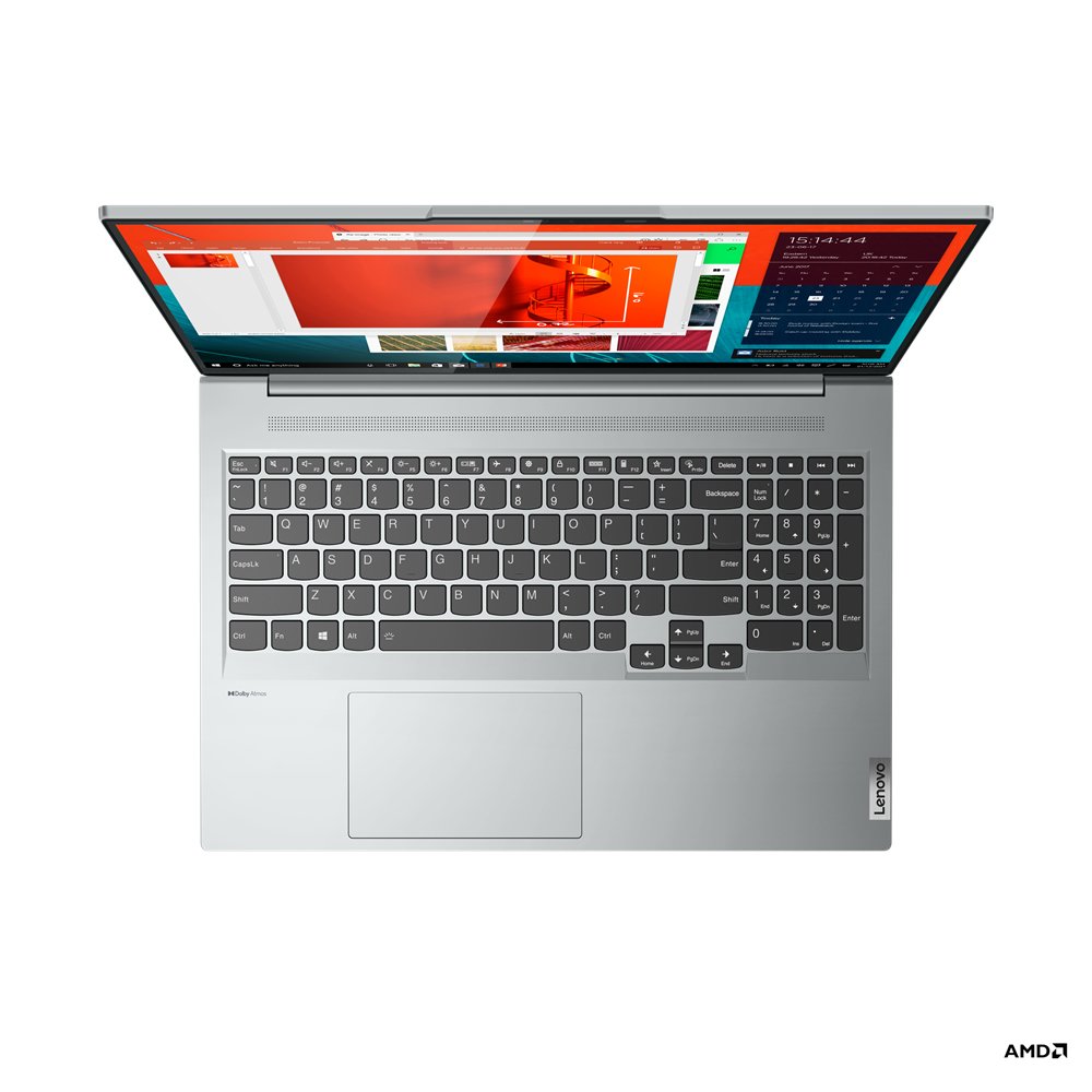 Lenovo Yoga Slim 7 Pro 16ACH6 AMD Ryzen™ 7 5800H Laptop 40.6 cm (16") Touchscreen WQXGA 16 GB DDR4-SDRAM 512 GB SSD NVIDIA GeForce RTX 3050 Wi-Fi 6 (802.11ax) Windows 11 Home UK English Grey - Image 9