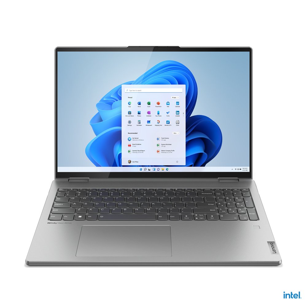 Lenovo Yoga 7 16IAP7 Intel® Core™ i7 i7-1260P Hybrid (2-in-1) 40.6 cm (16") Touchscreen 2.5K 16 GB LPDDR5-SDRAM 512 GB SSD Wi-Fi 6E (802.11ax) Windows 11 Home UK English Grey - Image 2
