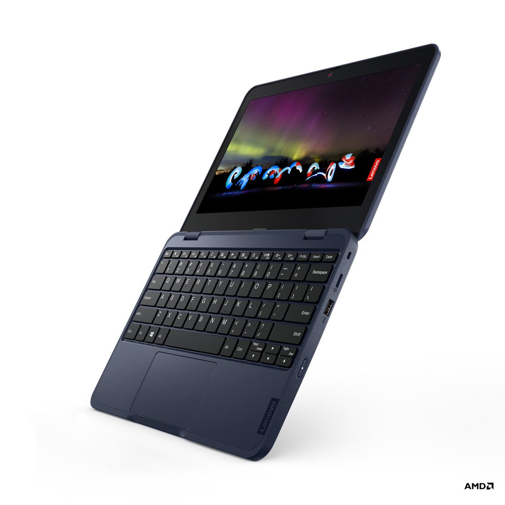 Lenovo 100w Gen 3 (AMD) 3015e Laptop 29.5 cm (11.6") HD 4 GB DDR4-SDRAM 128 GB eMMC Wi-Fi 5 (802.11ac) Windows 11 Pro UK English Blue - Image 5