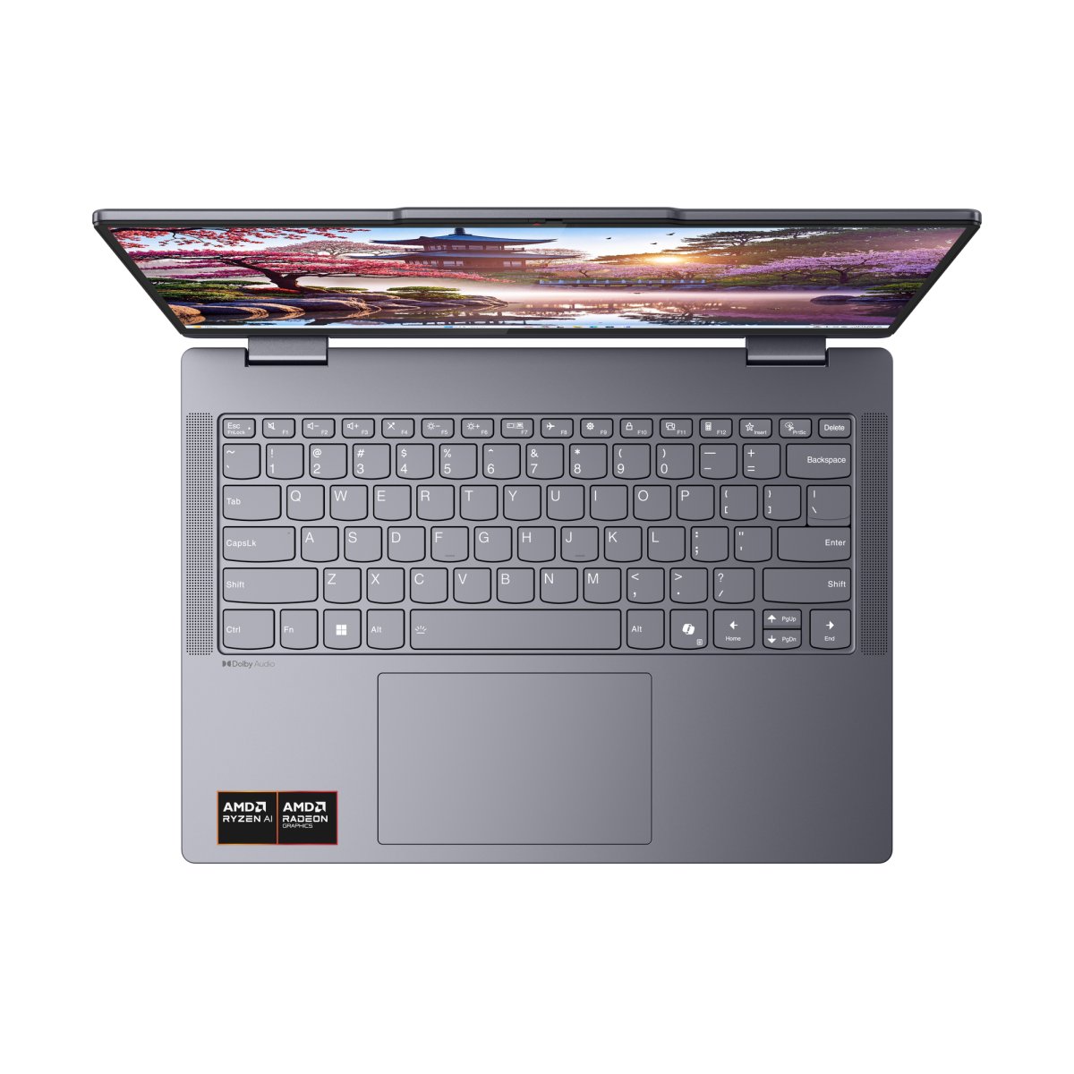 Lenovo IdeaPad 5 2-in-1 14AKP10 Copilot+ PC AMD Ryzen™ AI 7 350 Hybrid (2-in-1) 35.6 cm (14") Touchscreen WUXGA 24 GB LPDDR5x-SDRAM 512 GB SSD Wi-Fi 7 (802.11be) Windows 11 Home English Grey - Image 3