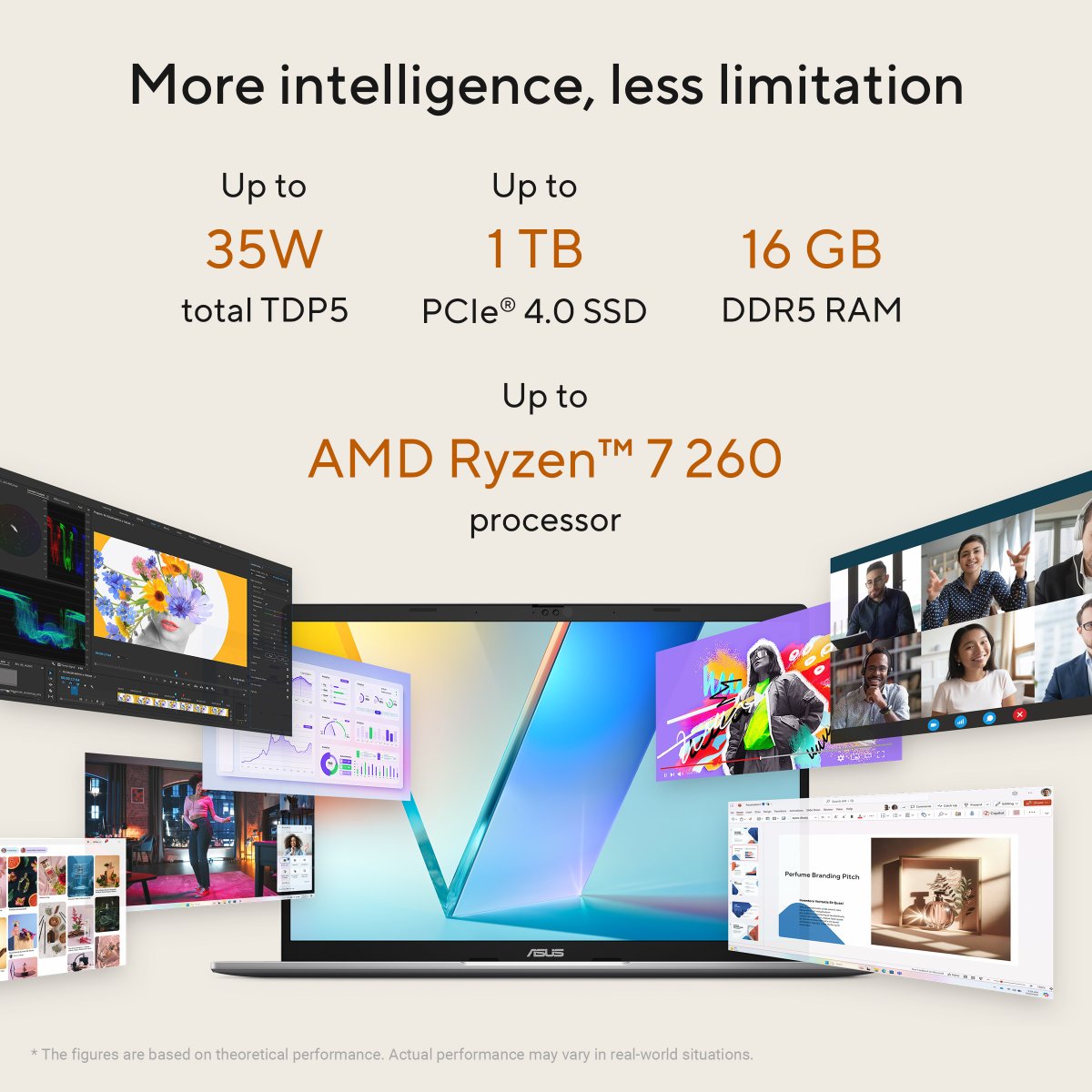 ASUS Vivobook S14 M3407HA 14-inch Ryzen 5 220 16GB 512GB SSD Windows 11 Home Silver - Image 11
