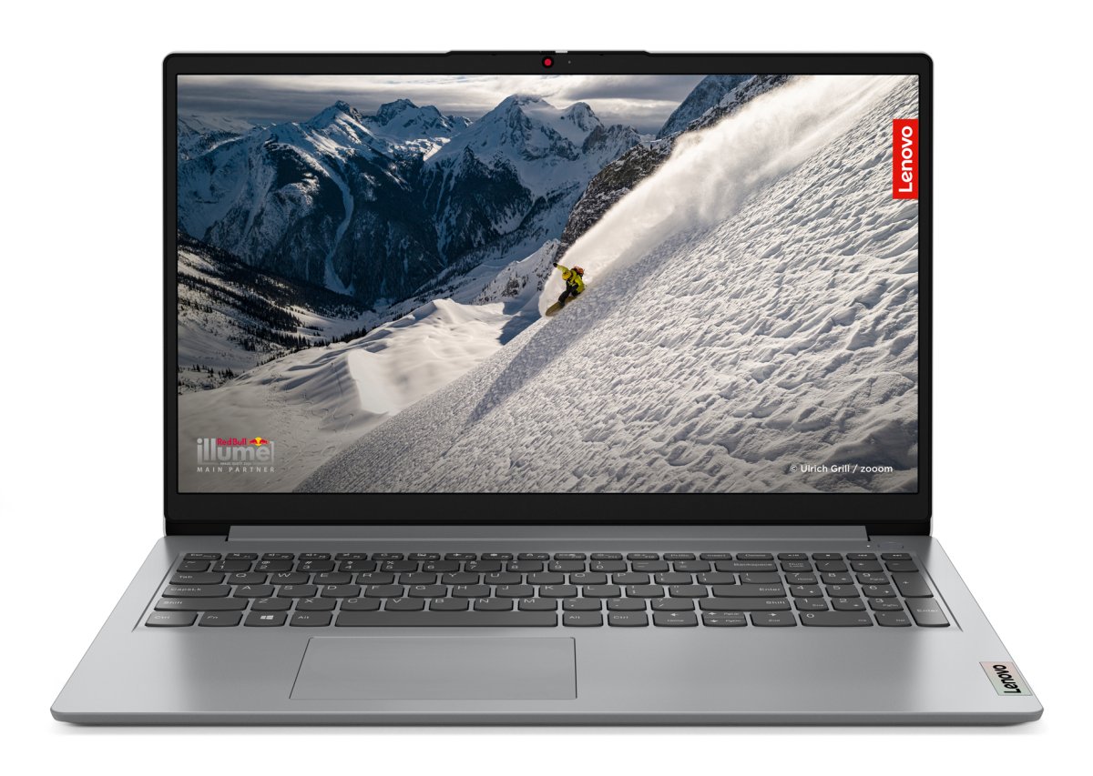 Lenovo IdeaPad 1 15AMN7 AMD Ryzen™ 3 7320U Laptop 39.6 cm (15.6") Full HD 8 GB LPDDR5-SDRAM 128 GB SSD Wi-Fi 6 (802.11ax) Windows 11 Home in S mode UK English Grey