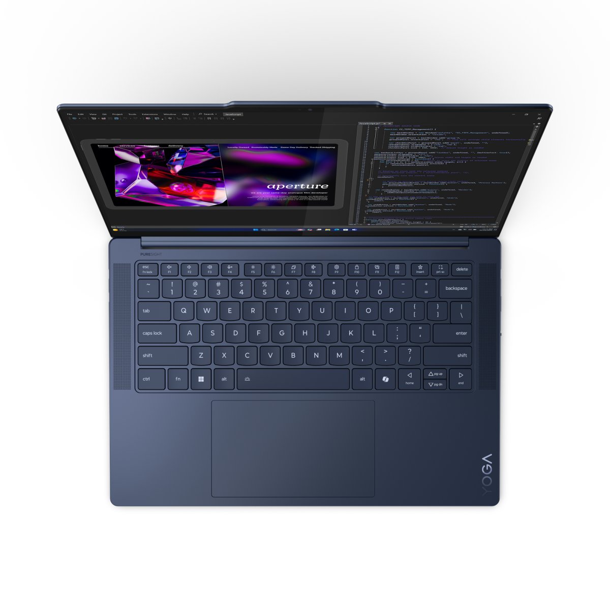 Lenovo Yoga Slim 7 14Q8X9 Copilot+ PC Snapdragon X1E-78-100 Laptop 36.8 cm (14.5") Touchscreen 3K 32 GB LPDDR5x-SDRAM 1 TB SSD Wi-Fi 7 (802.11be) Windows 11 Home English Blue - Image 17