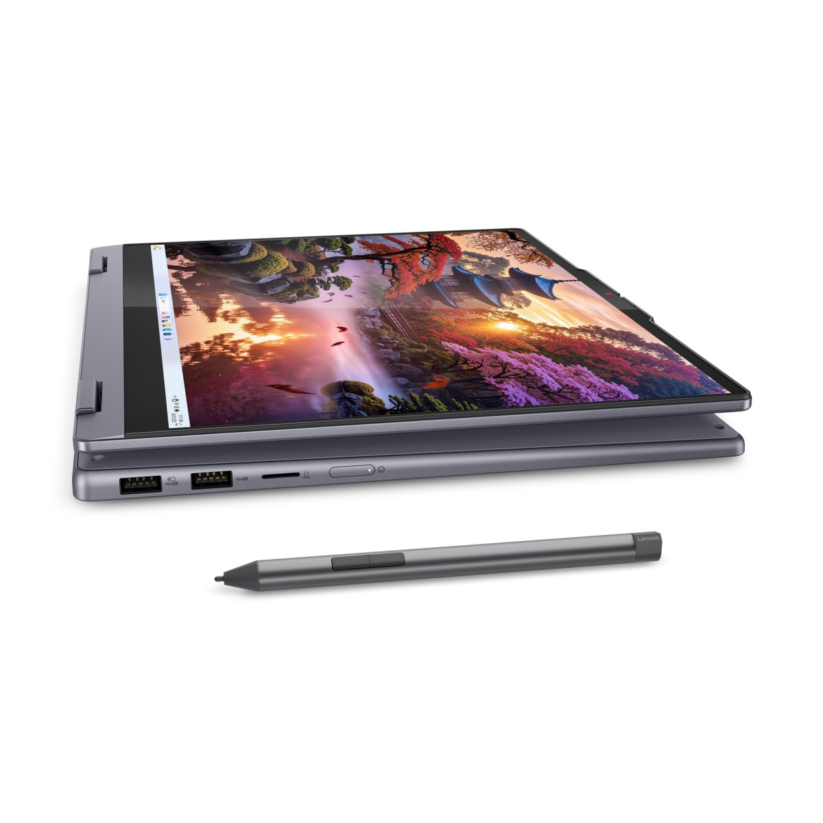 Lenovo IdeaPad 5 2-in-1 14AKP10 Copilot+ PC AMD Ryzen™ AI 7 350 Hybrid (2-in-1) 35.6 cm (14") Touchscreen WUXGA 24 GB LPDDR5x-SDRAM 512 GB SSD Wi-Fi 7 (802.11be) Windows 11 Home English Grey - Image 14