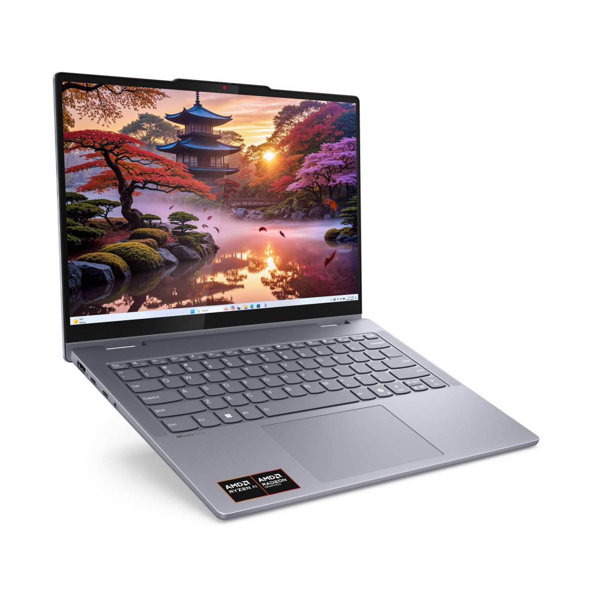 Lenovo IdeaPad 5 2-in-1 14AKP10 Copilot+ PC AMD Ryzen™ AI 7 350 Hybrid (2-in-1) 35.6 cm (14") Touchscreen WUXGA 24 GB LPDDR5x-SDRAM 512 GB SSD Wi-Fi 7 (802.11be) Windows 11 Home English Grey - Image 12