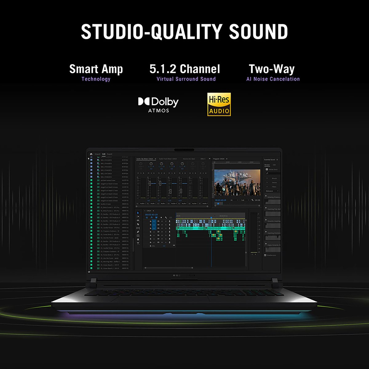 ASUS ROG Strix G16 G615LW-S5006W Intel Core Ultra 9 275HX Laptop 40.6 cm (16") WQXGA 32 GB DDR5-SDRAM 2 TB SSD NVIDIA GeForce RTX 5080 Wi-Fi 7 (802.11be) Windows 11 Home Black, Green, Grey - Image 11