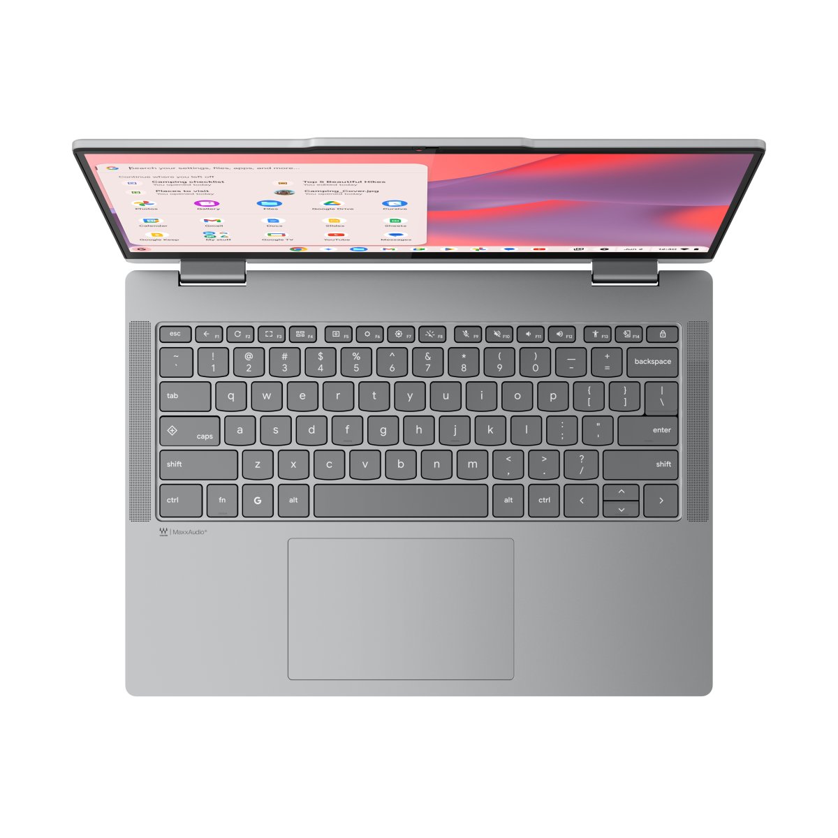Lenovo Chrome 2in1 14ITN10 Intel® N N355 Chromebook 35.6 cm (14") Touchscreen WUXGA 8 GB LPDDR5-SDRAM 256 GB UFS Wi-Fi 6E (802.11ax) ChromeOS English Grey - Image 4