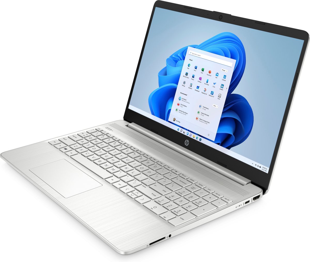 HP 15s-fq5030na Intel® Core™ i7 i7-1255U Laptop 39.6 cm (15.6") Full HD 8 GB DDR4-SDRAM 512 GB SSD Wi-Fi 5 (802.11ac) Windows 11 Home in S mode Silver - Image 4