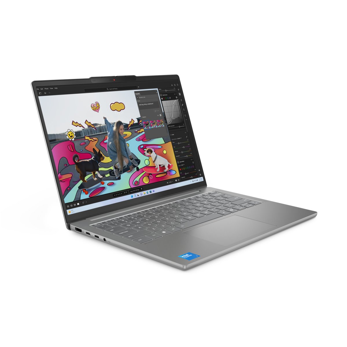 Lenovo IdeaPad Slim 5 14AKP10 Copilot+ PC AMD Ryzen™ AI 5 340 Laptop 35.6 cm (14") WUXGA 16 GB DDR5-SDRAM 512 GB SSD Wi-Fi 7 (802.11be) Windows 11 Home English Grey - Image 6