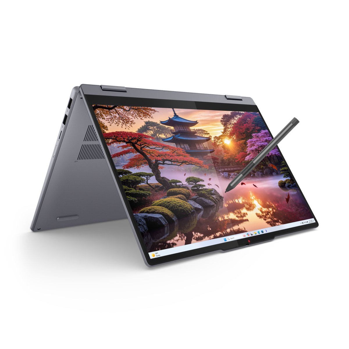 Lenovo IdeaPad 5 2-in-1 14AKP10 Copilot+ PC AMD Ryzen™ AI 7 350 Hybrid (2-in-1) 35.6 cm (14") Touchscreen WUXGA 24 GB LPDDR5x-SDRAM 512 GB SSD Wi-Fi 7 (802.11be) Windows 11 Home English Grey - Image 10