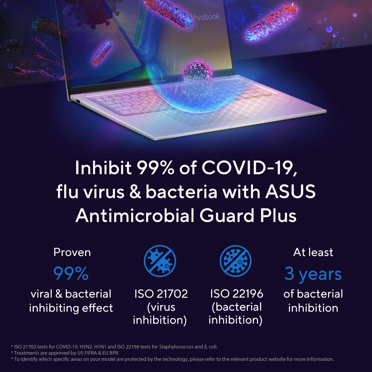 ASUS Vivobook 17 X1704ZA-AU037W Intel® Pentium® Gold 8505 Laptop 43.9 cm (17.3") Full HD 8 GB DDR4-SDRAM 256 GB SSD Wi-Fi 5 (802.11ac) Windows 11 Home Silver - Image 20