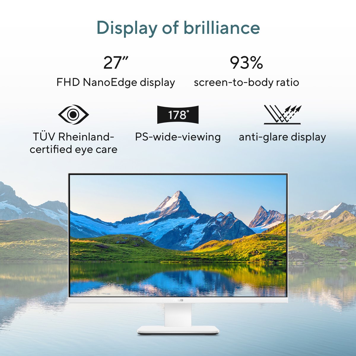 ASUS V400 AiO V470VAK-WPE031W Intel® Core™ i5 i5-13420H 68.6 cm (27") 1920 x 1080 pixels All-in-One PC 16 GB DDR5-SDRAM 512 GB SSD Windows 11 Home Wi-Fi 6 (802.11ax) White - Image 11