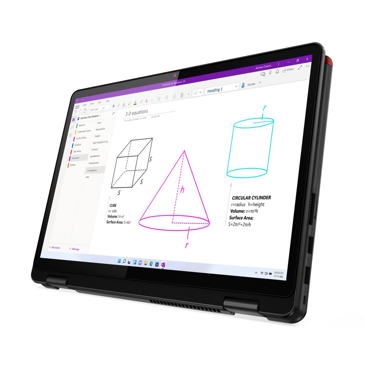 Lenovo Yoga 13w AMD Ryzen™ 5 5625U Hybrid (2-in-1) 33.8 cm (13.3") Touchscreen WUXGA 8 GB DDR4-SDRAM 256 GB SSD Wi-Fi 6 (802.11ax) Windows 11 Pro UK International Black - Image 20