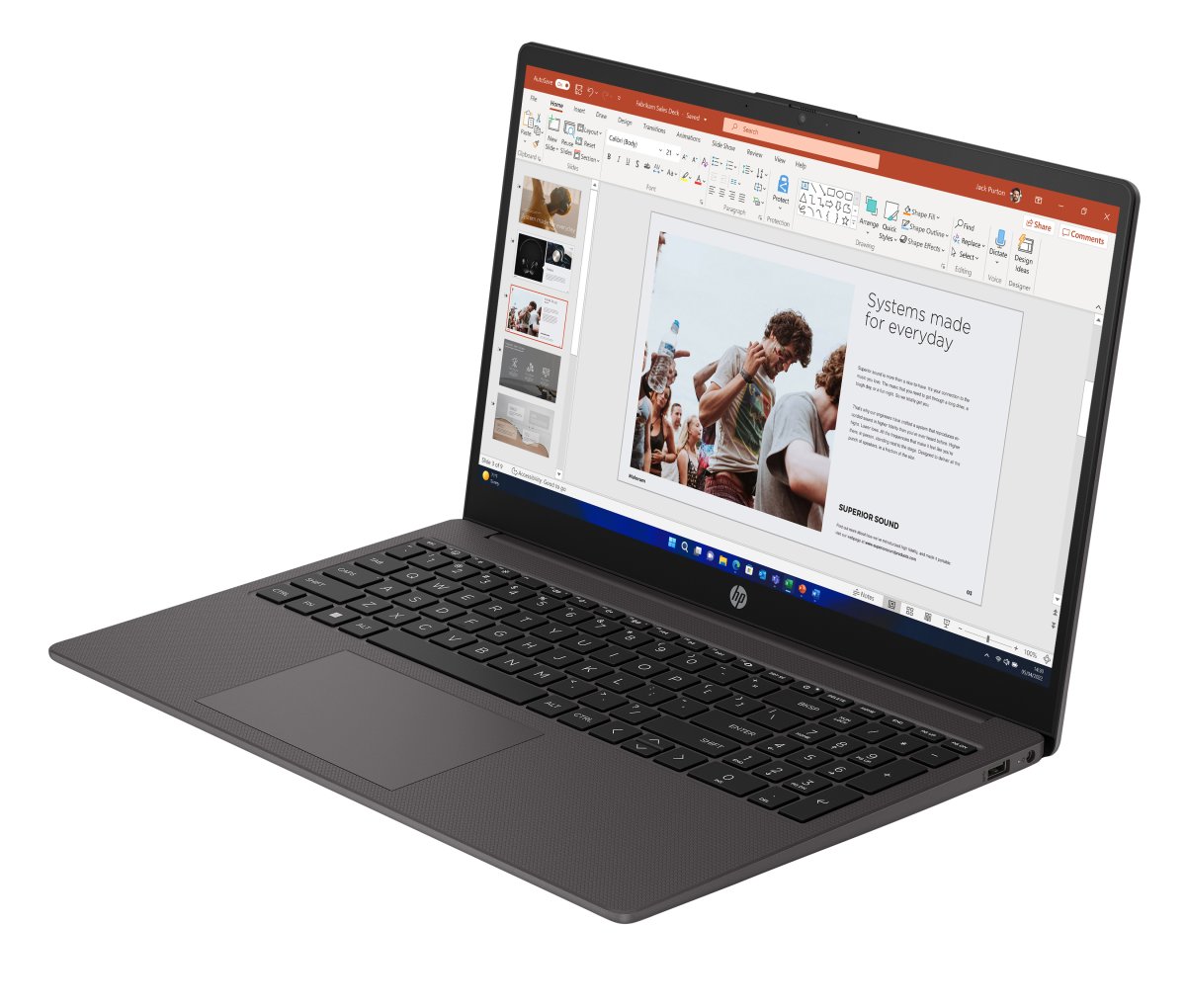 HP 255 G10 15.6-inch FHD Ryzen 5 7530U 8GB 256GB SSD Windows 11 Home - Image 4