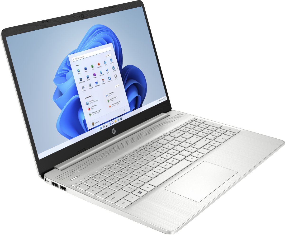 HP 15s-fq5030na Intel® Core™ i7 i7-1255U Laptop 39.6 cm (15.6") Full HD 8 GB DDR4-SDRAM 512 GB SSD Wi-Fi 5 (802.11ac) Windows 11 Home in S mode Silver - Image 2