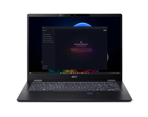 Acer TravelMate P6 14 AI TM P6 U7-256V 16GB 512GB 14" W11P Intel Core Ultra 7 Laptop 14" WQXGA+ LPDDR5x-SDRAM SSD Wi-Fi 7 (802.11be) Windows 11 Pro Black
