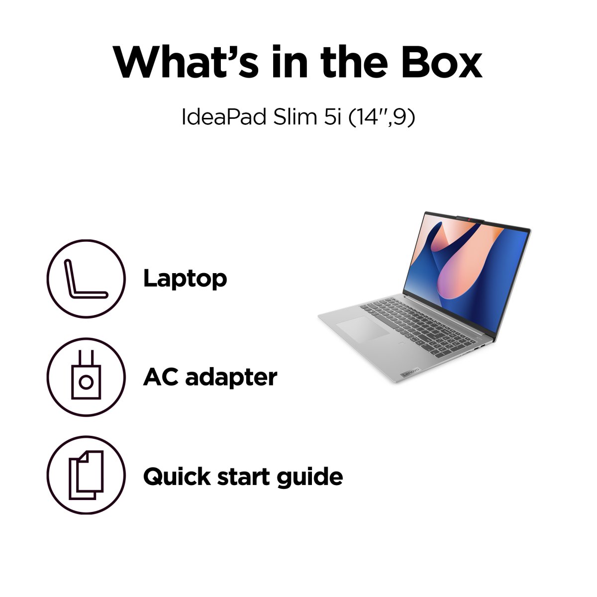 Lenovo IdeaPad Slim 5 14IMH9 Intel Core Ultra 7 155H Laptop 35.6 cm (14") WUXGA 16 GB LPDDR5x-SDRAM 1 TB SSD Wi-Fi 6E (802.11ax) Windows 11 Home UK English Grey - Image 10