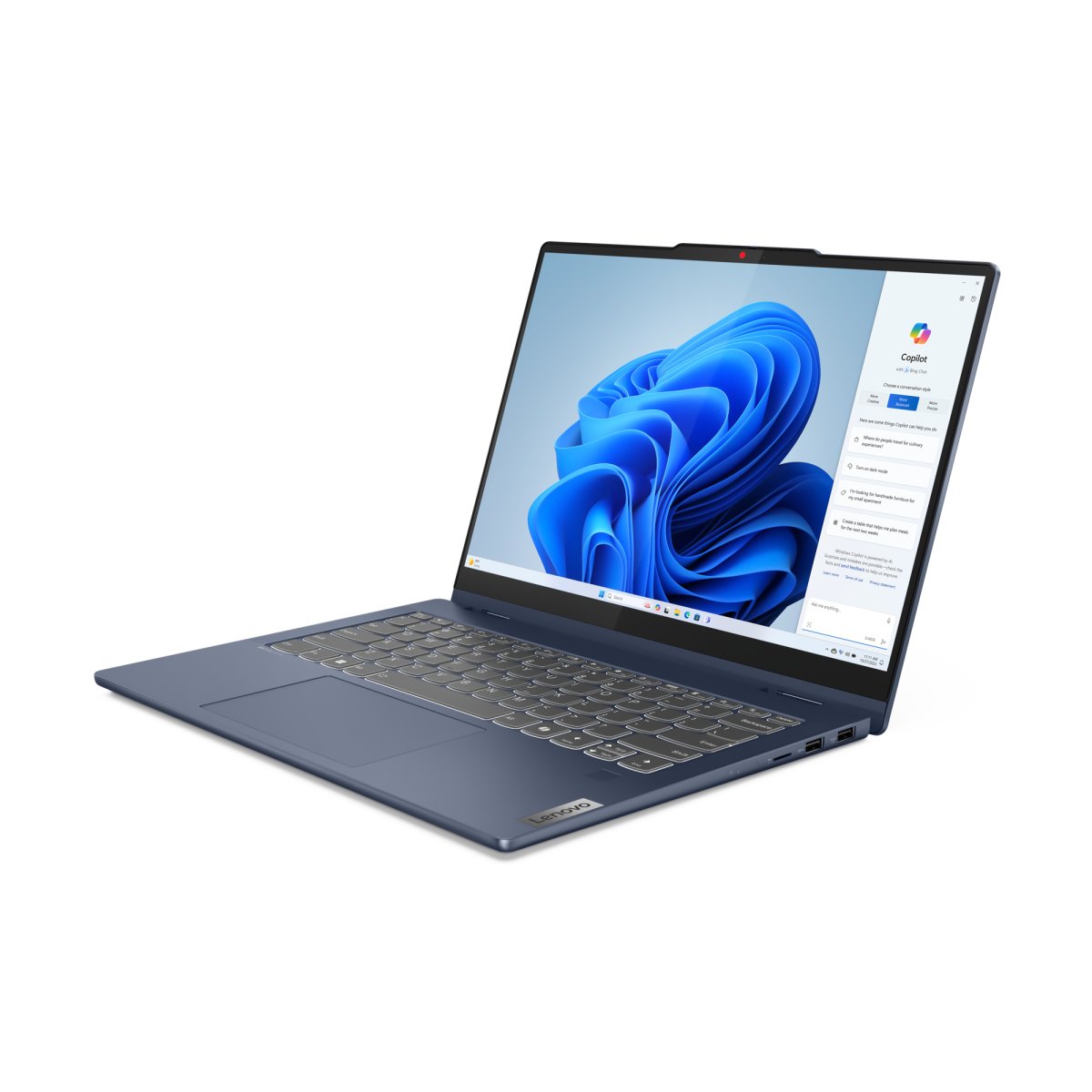 Lenovo IdeaPad 5 2-in-1 14IRH9 Intel® Core™ i7 i7-13620H Hybrid (2-in-1) 35.6 cm (14") Touchscreen WUXGA 16 GB LPDDR5x-SDRAM 1 TB SSD Wi-Fi 6 (802.11ax) Windows 11 Home English Blue - Image 5