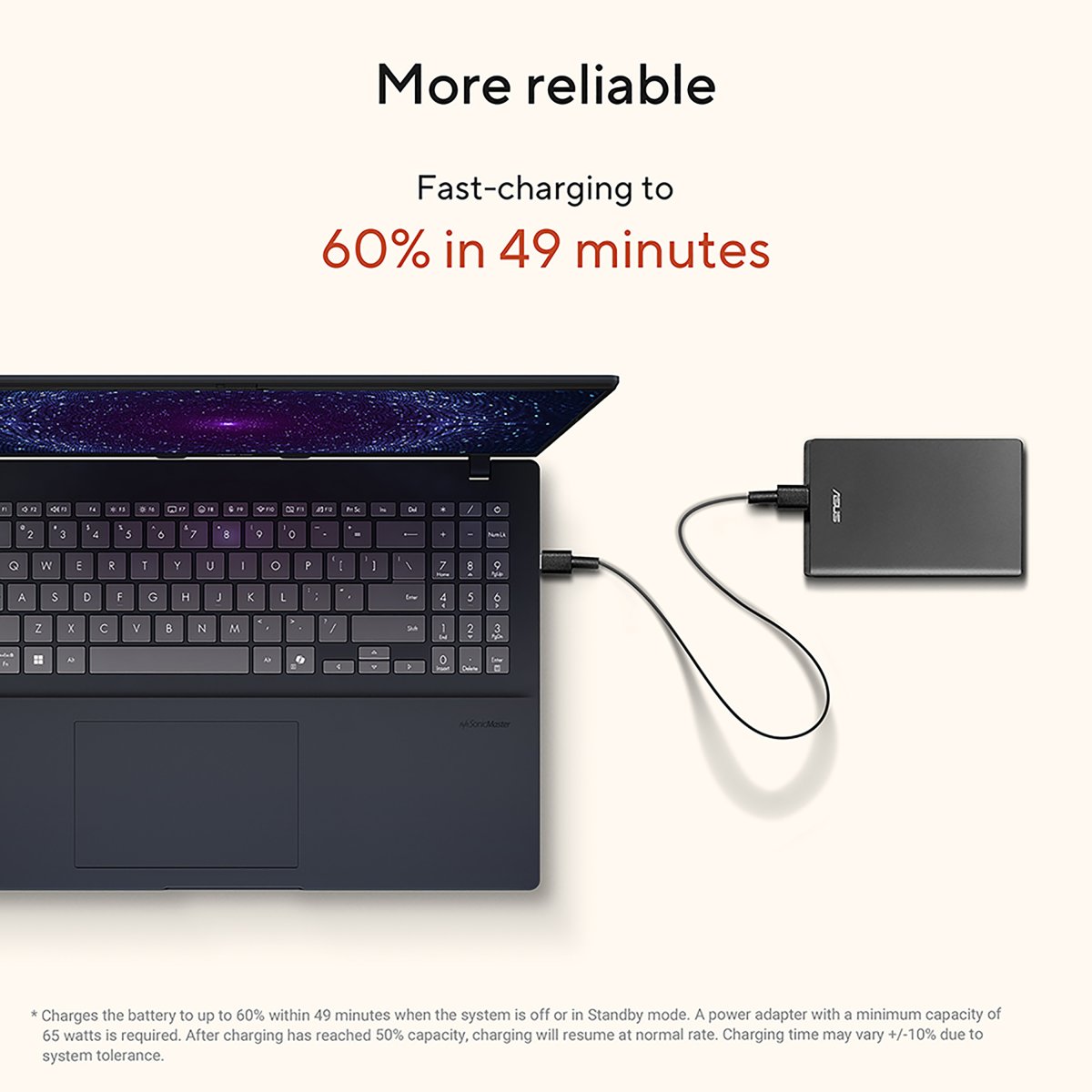 ASUS Vivobook 16 M1607KA-MB053W AMD Ryzen™ AI 7 350 Laptop 40.6 cm (16") WUXGA 16 GB DDR5-SDRAM 1 TB SSD Wi-Fi 6 (802.11ax) Windows 11 Home Blue - Image 10