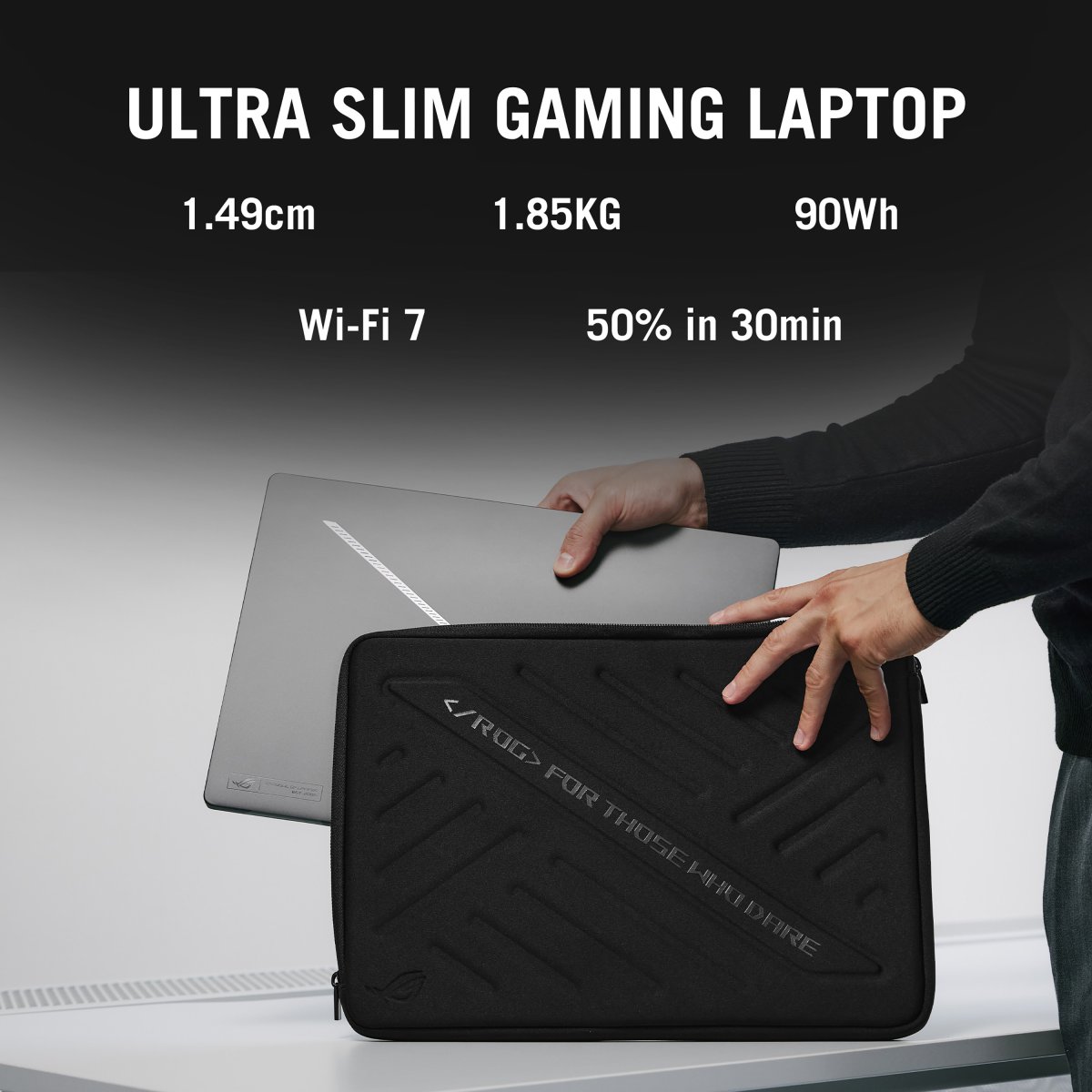 ASUS ROG Zephyrus G16 GA605KH-QR017W Copilot+ PC AMD Ryzen™ AI 7 350 Laptop 40.6 cm (16") 2.5K 32 GB LPDDR5x-SDRAM 1 TB SSD NVIDIA® GeForce RTX™ 5050 Wi-Fi 7 (802.11be) Windows 11 Home Grey - Image 13