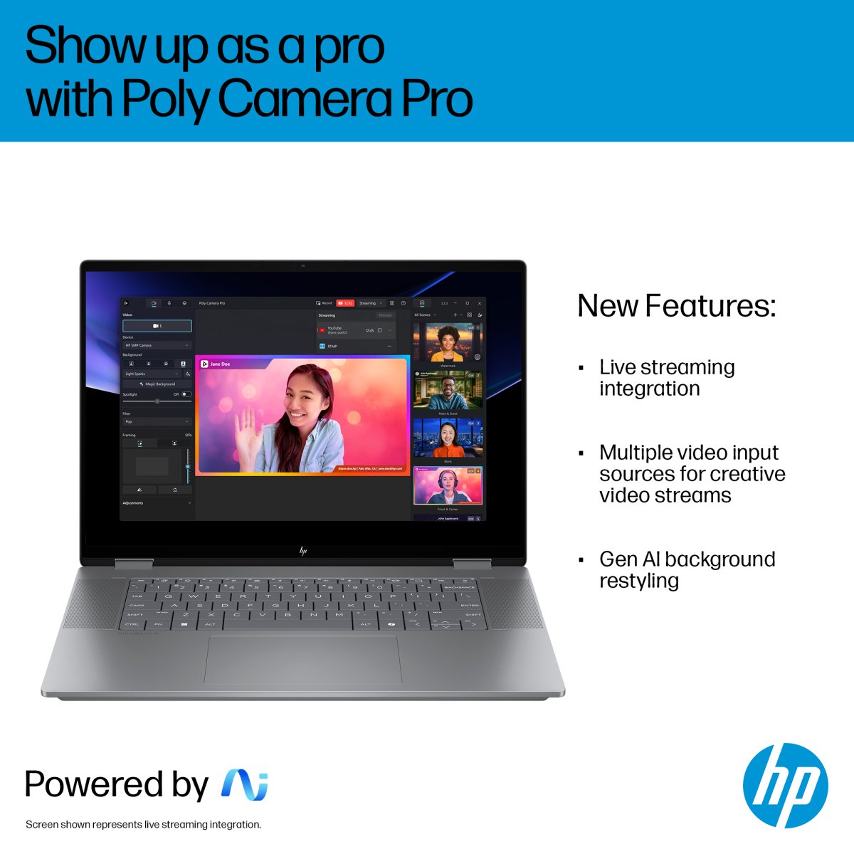 HP OmniBook X Flip 2-in-1 Laptop Next Gen AI 16-ar0000nax Copilot+ PC AMD Ryzen™ AI 5 340 40.6 cm (16") Touchscreen 2K 16 GB LPDDR5x-SDRAM 512 GB SSD Wi-Fi 6E (802.11ax) Windows 11 Home Silver - Image 8