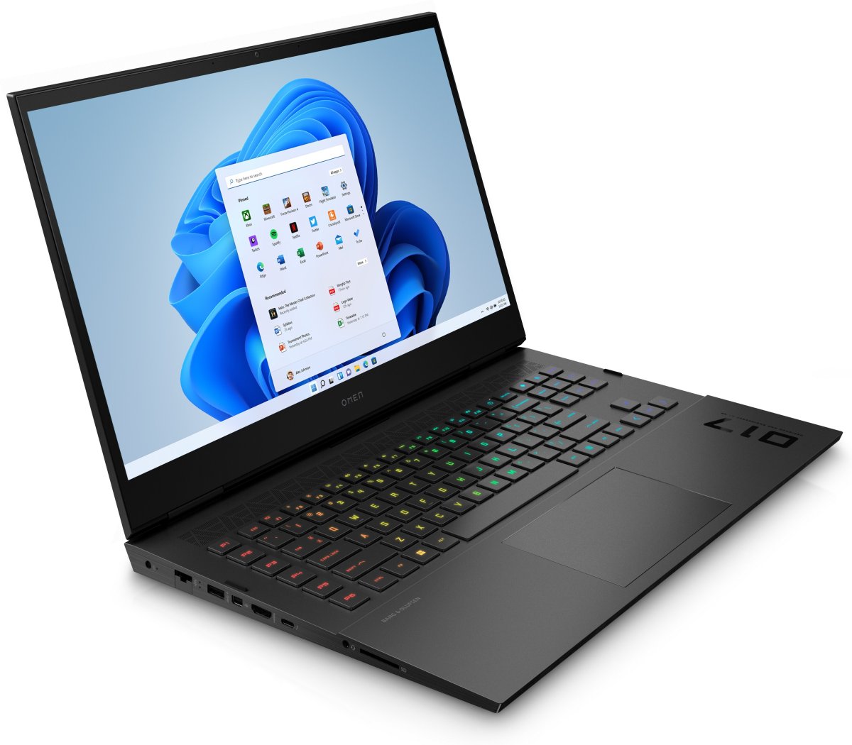 HP OMEN 17-ck0015na 17.3-inch QHD 165Hz Intel Core i7-11800H 16GB 1TB SSD Gaming Laptop Black - Image 2