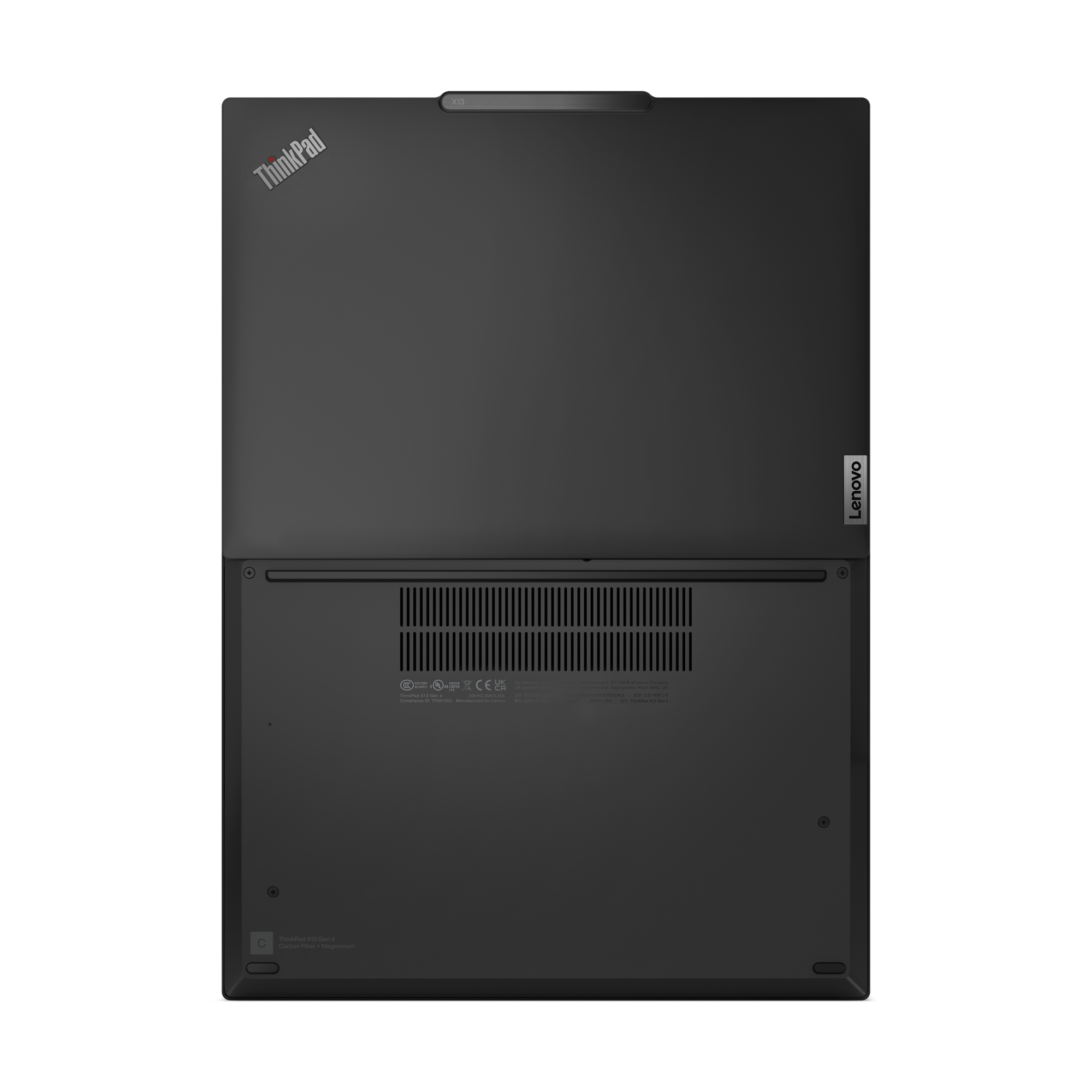 Lenovo ThinkPad X13 Gen 4 (AMD) AMD Ryzen™ 5 PRO 7540U Laptop 13.3" Touchscreen WUXGA 16 GB LPDDR5x-SDRAM 256 GB SSD Wi-Fi 6E (802.11ax) Windows 11 Pro UK English Black - Image 16