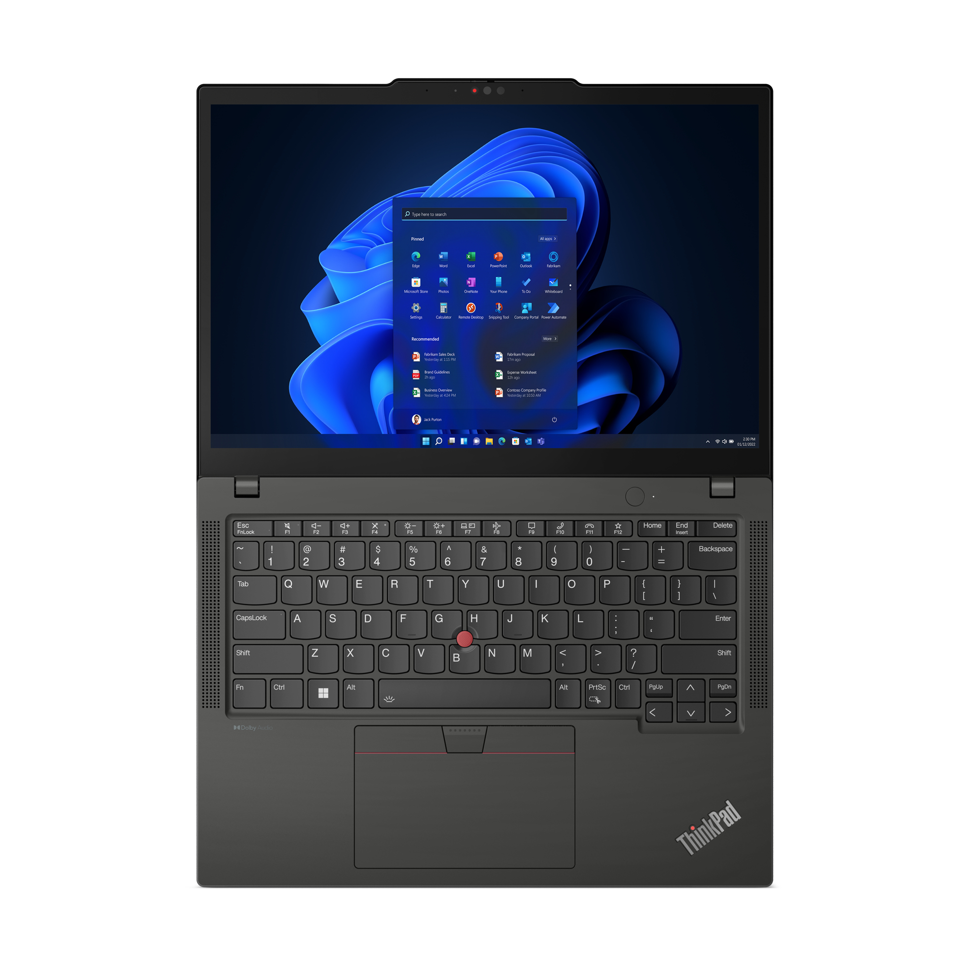 Lenovo ThinkPad X13 Gen 4 (AMD) AMD Ryzen™ 5 PRO 7540U Laptop 13.3" Touchscreen WUXGA 16 GB LPDDR5x-SDRAM 256 GB SSD Wi-Fi 6E (802.11ax) Windows 11 Pro UK English Black - Image 17