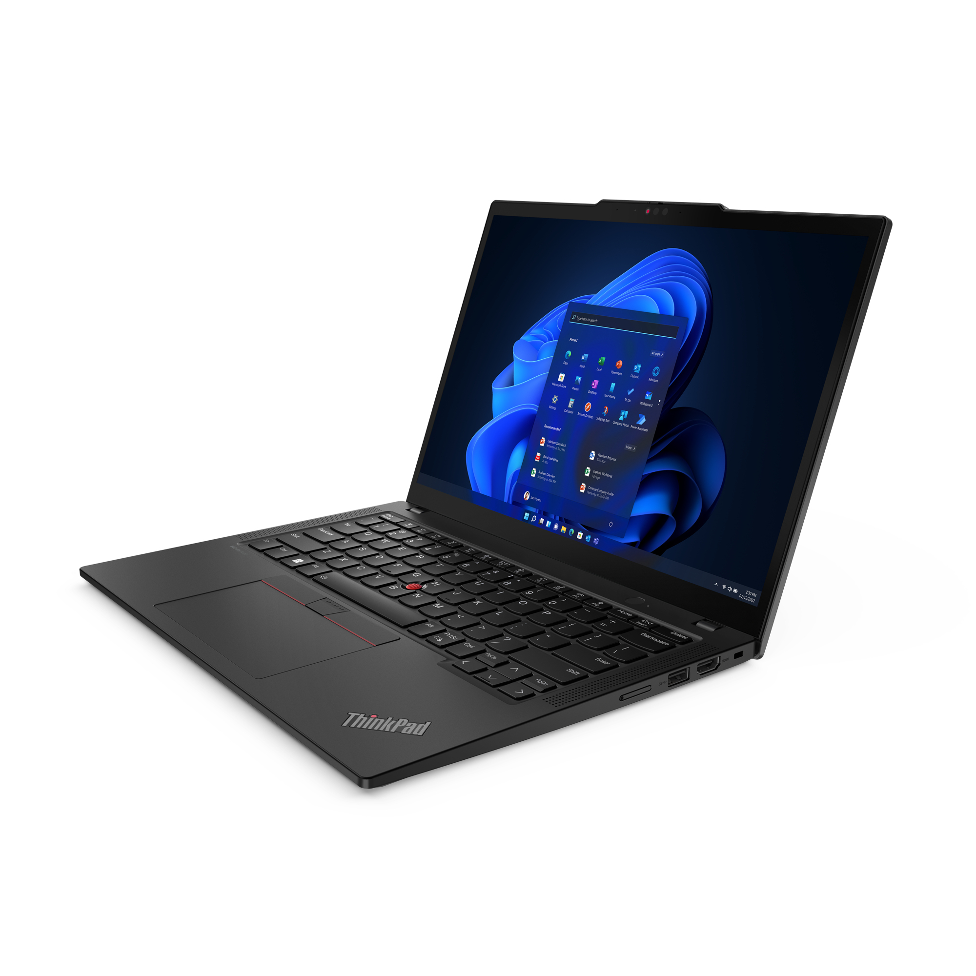 Lenovo ThinkPad X13 Gen 4 (AMD) AMD Ryzen™ 5 PRO 7540U Laptop 13.3" Touchscreen WUXGA 16 GB LPDDR5x-SDRAM 256 GB SSD Wi-Fi 6E (802.11ax) Windows 11 Pro UK English Black - Image 5