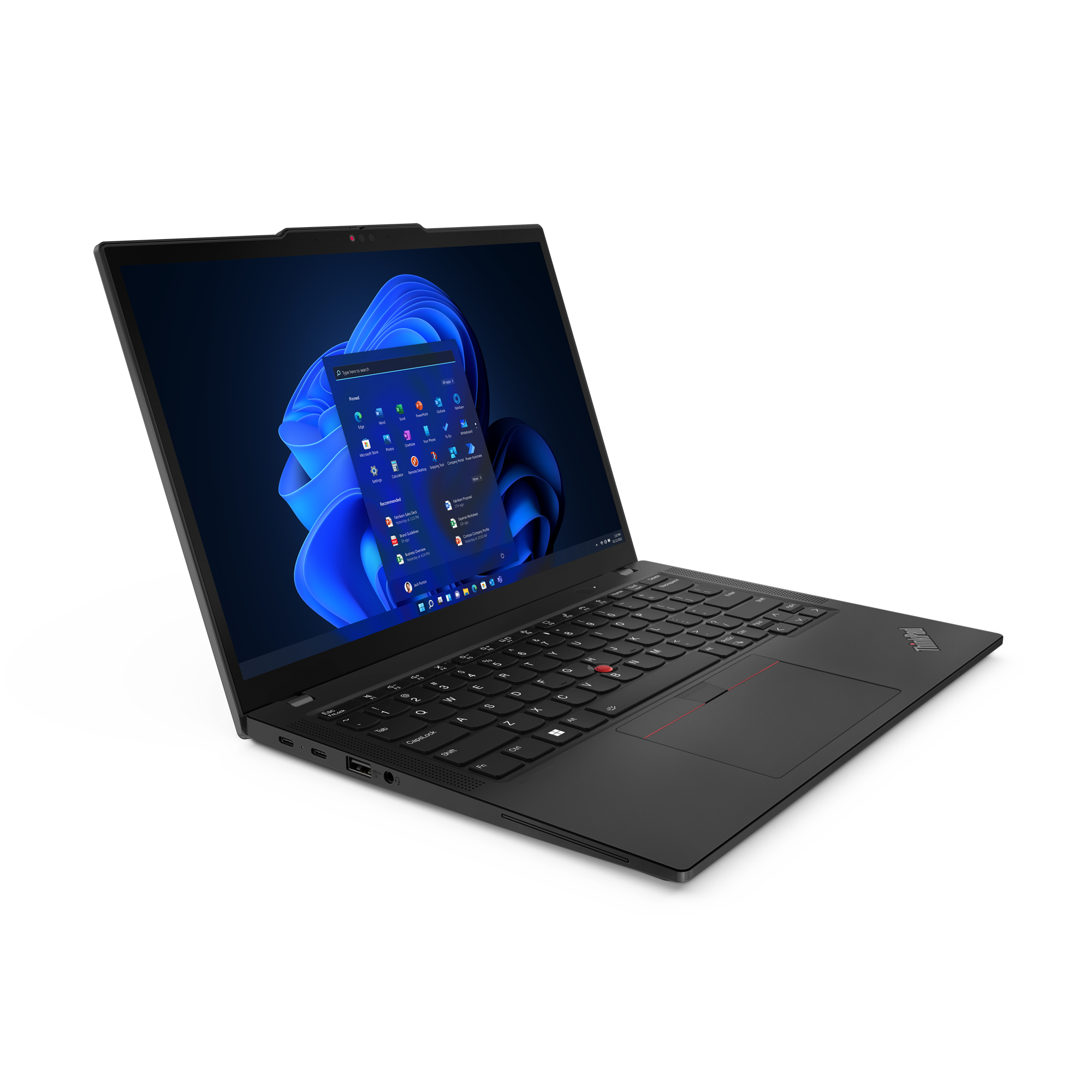 Lenovo ThinkPad X13 Gen 4 (AMD) AMD Ryzen™ 5 PRO 7540U Laptop 13.3" Touchscreen WUXGA 16 GB LPDDR5x-SDRAM 256 GB SSD Wi-Fi 6E (802.11ax) Windows 11 Pro UK English Black - Image 6