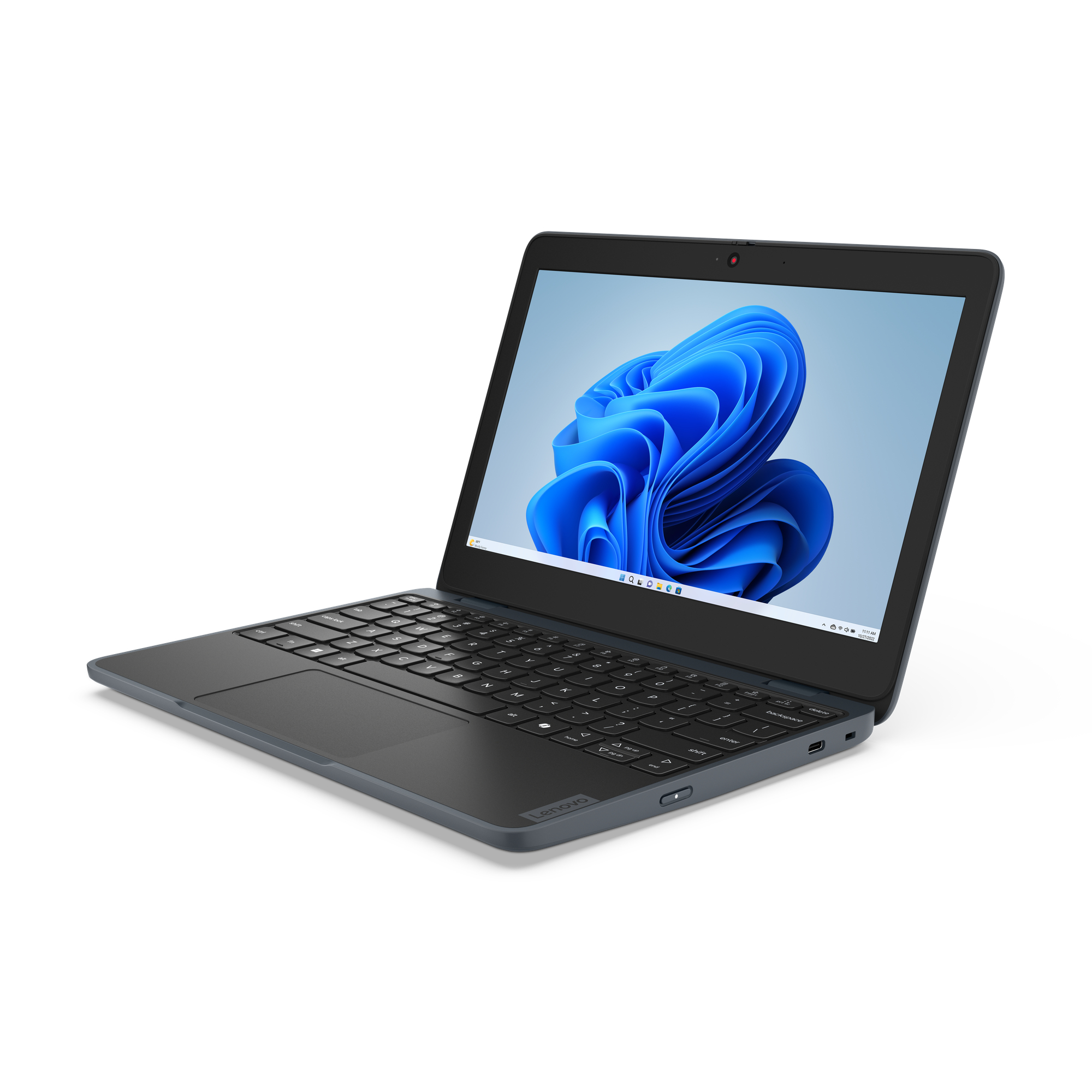 Lenovo 100w Gen 5 Intel® N N150 Laptop 29.5 cm (11.6") HD 8 GB LPDDR5-SDRAM 128 GB SSD Wi-Fi 6E (802.11ax) Windows 11 Pro English Grey - Image 2