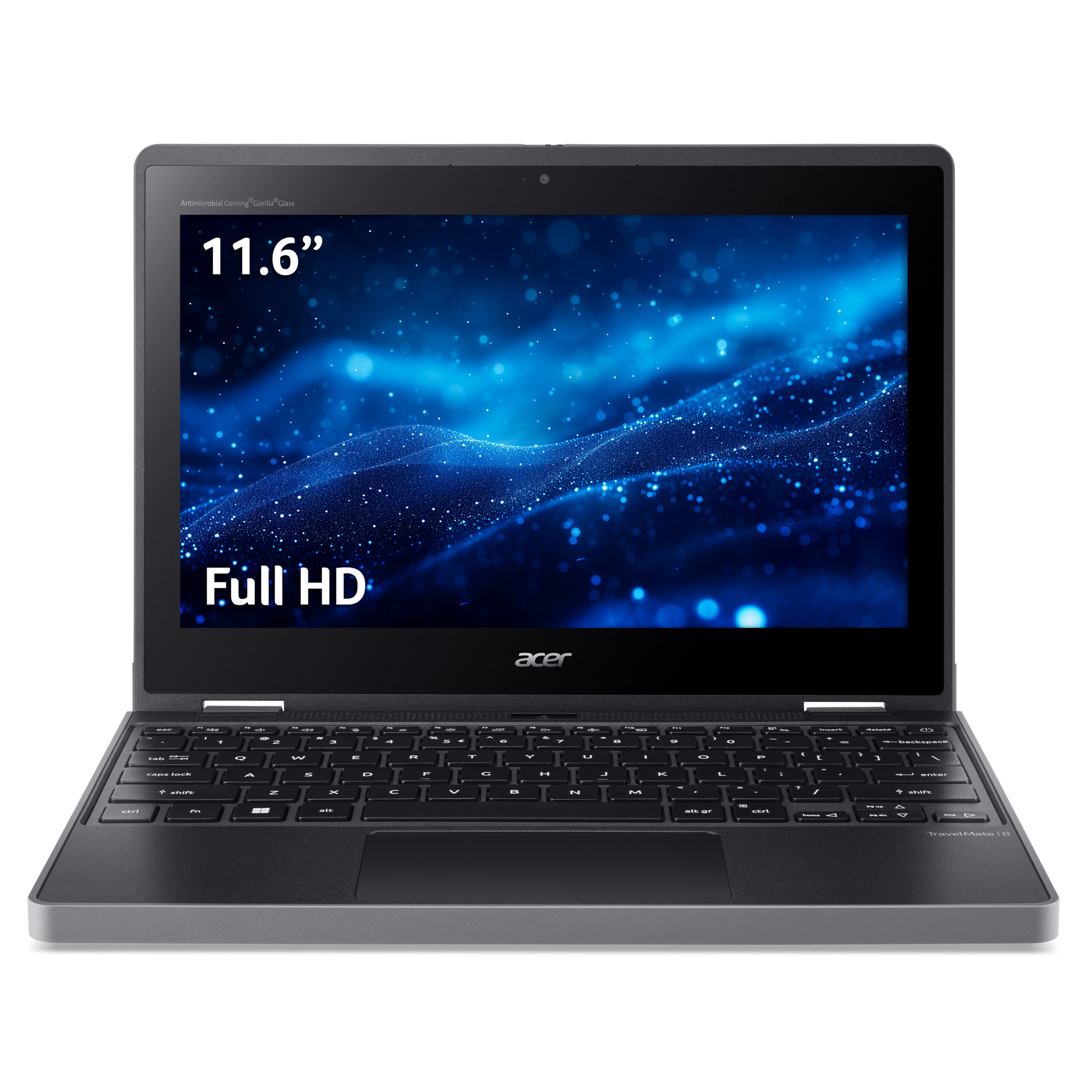 Acer TravelMate TMB311-34 Int-N150 4GB 128GB W11Pe Intel® N Laptop 11.6" HD LPDDR5-SDRAM eMMC Wi-Fi 6E (802.11ax) Windows 11 Pro Education Black - Image 2