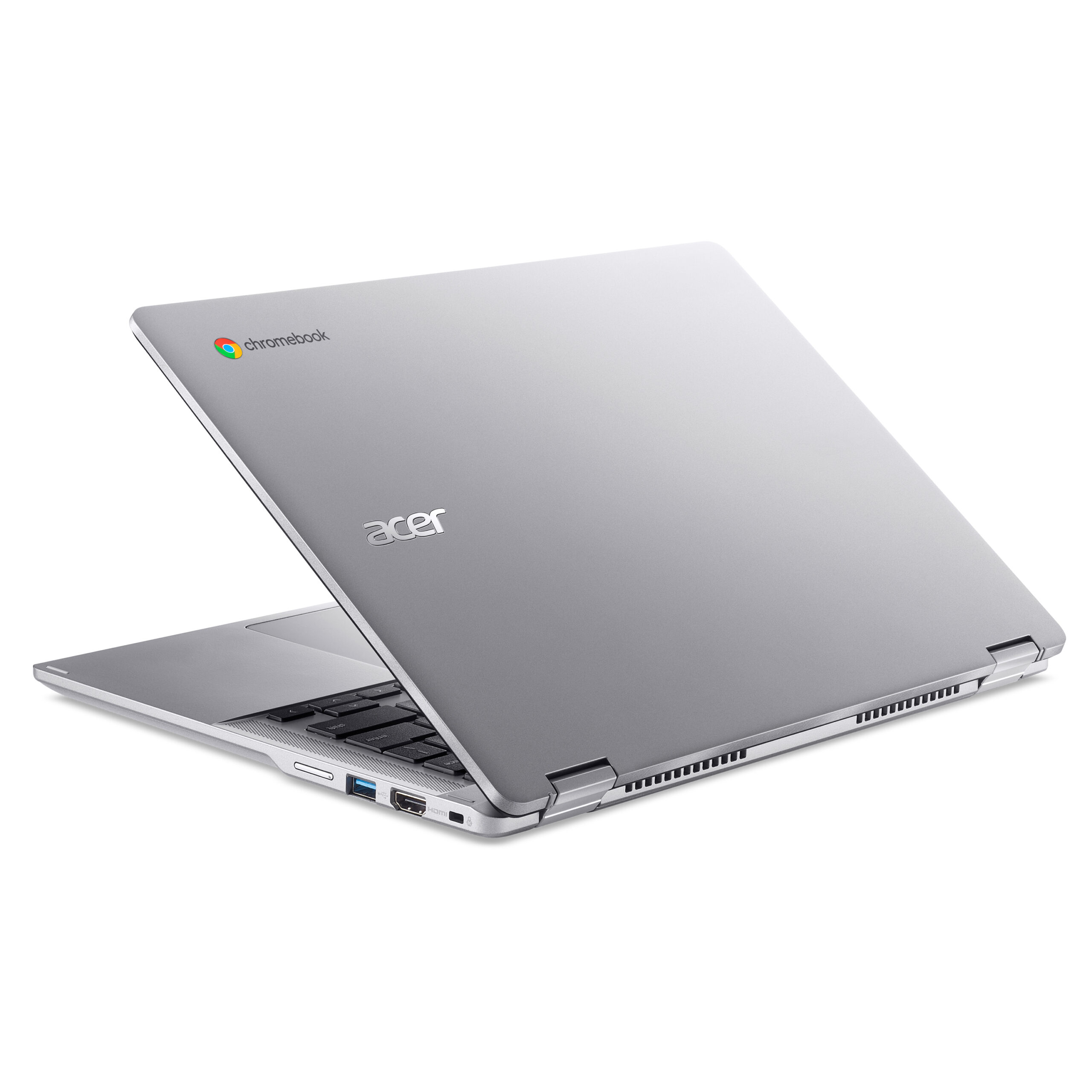 Acer Chromebook Spin 314 NX.KYHEK.001 laptop Intel® N N100 14" Touchscreen WUXGA 4 GB LPDDR5-SDRAM 128 GB eMMC Wi-Fi 6E (802.11ax) ChromeOS Silver